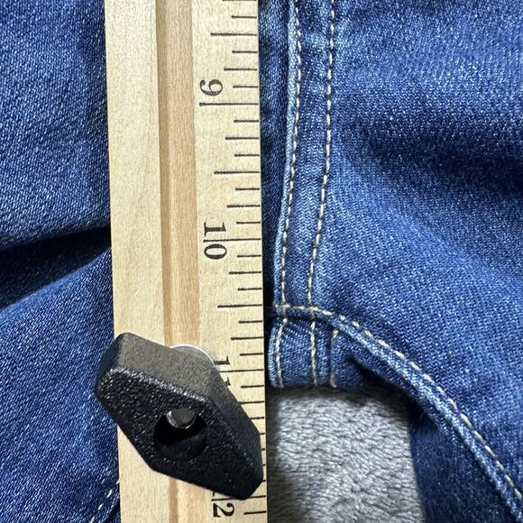 7 For All Mankind Jeans Womens 28 High Waist Cropped Straight Destroyed Hem - Picture 12 of 14